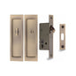 Flush Pull Privacy Set by M Marcus - Heritage Brass