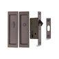 Flush Pull Privacy Set by M Marcus - Heritage Brass
