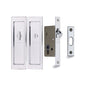 Flush Pull Privacy Set by M Marcus - Heritage Brass