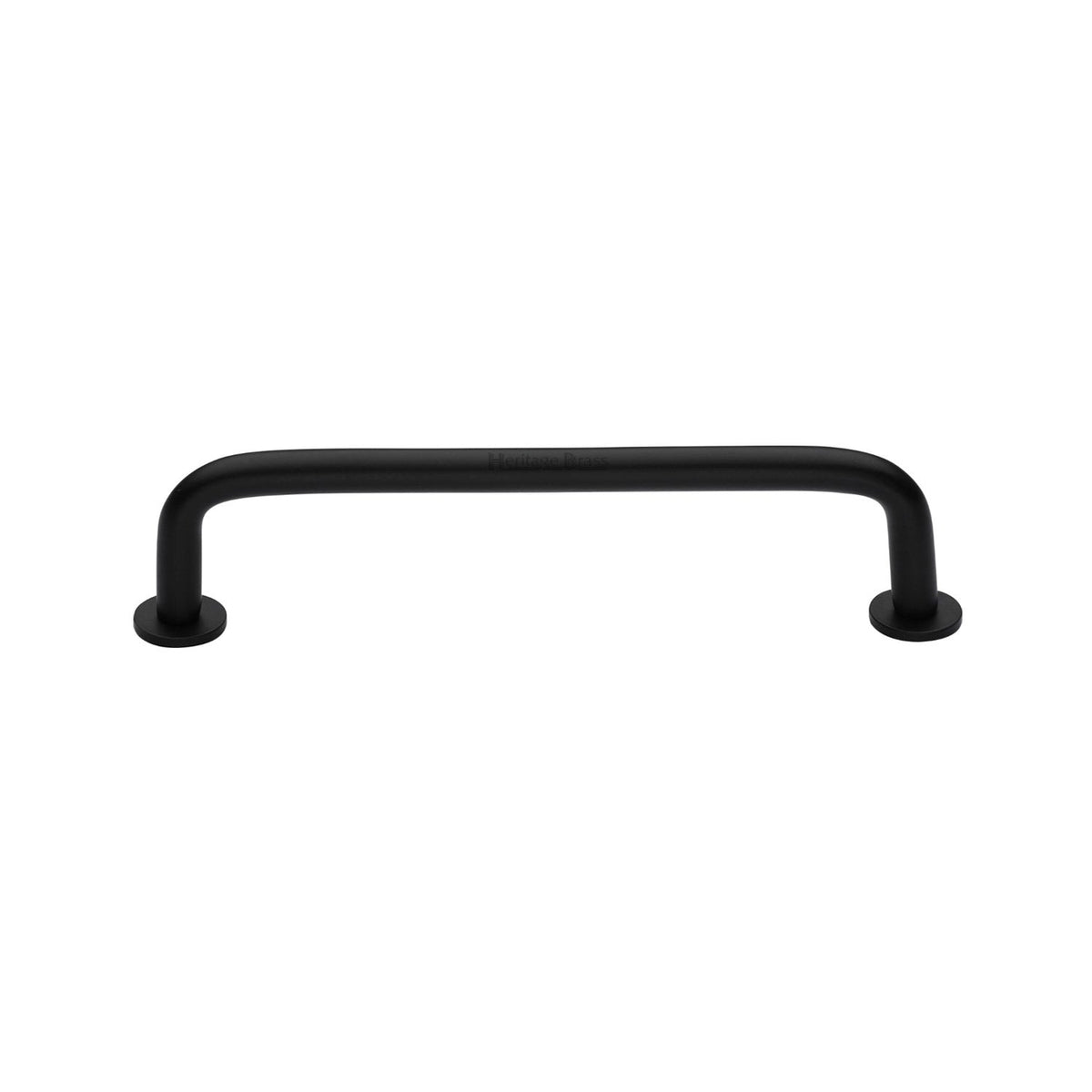 Wire Cabinet Pull Handle with Rose by M Marcus - Heritage Brass