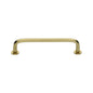 Wire Cabinet Pull Handle with Rose by M Marcus - Heritage Brass