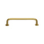 Wire Cabinet Pull Handle with Rose by M Marcus - Heritage Brass