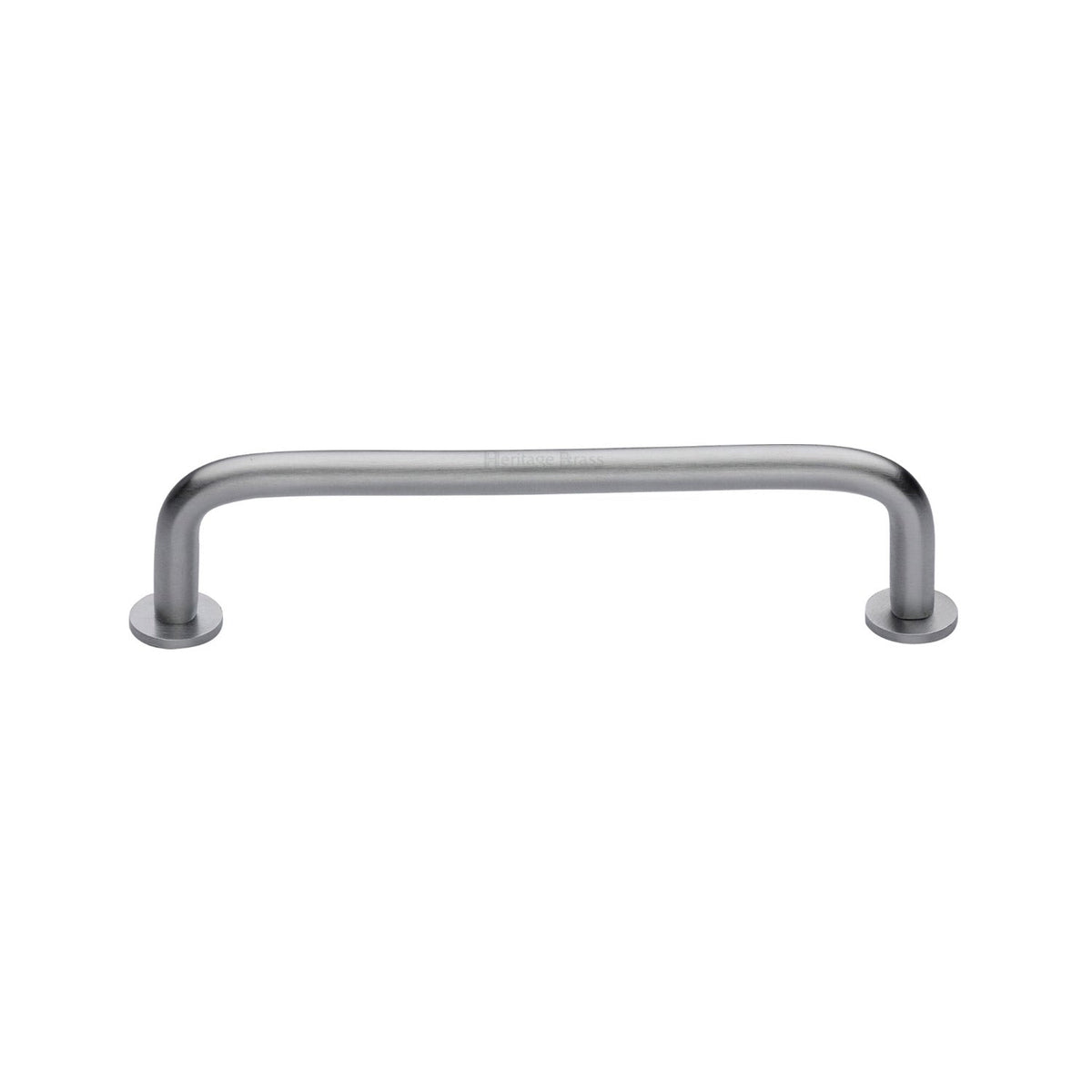 Wire Cabinet Pull Handle with Rose by M Marcus - Heritage Brass