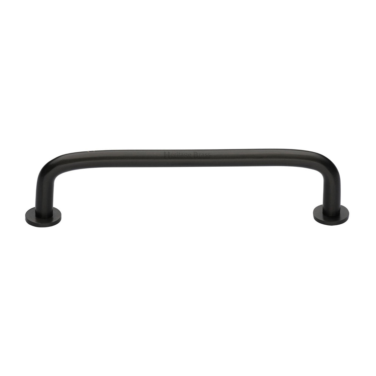 Wire Cabinet Pull Handle with Rose by M Marcus - Heritage Brass