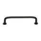 Wire Cabinet Pull Handle with Rose by M Marcus - Heritage Brass