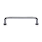 Wire Cabinet Pull Handle with Rose by M Marcus - Heritage Brass
