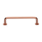 Wire Cabinet Pull Handle with Rose by M Marcus - Heritage Brass