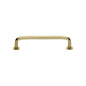 Wire Cabinet Pull Handle with Rose by M Marcus - Heritage Brass