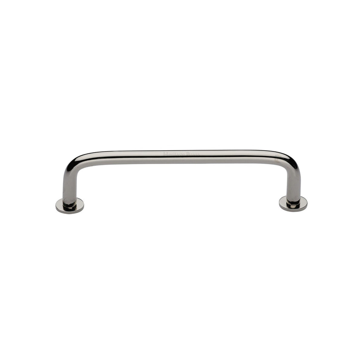 Wire Cabinet Pull Handle with Rose by M Marcus - Heritage Brass