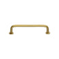 Wire Cabinet Pull Handle with Rose by M Marcus - Heritage Brass