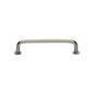 Wire Cabinet Pull Handle with Rose by M Marcus - Heritage Brass