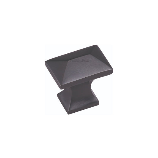 Pyramid Cabinet Knob - Antique Brass