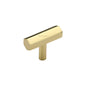 Hexagon T-Bar Cabinet Knob by M Marcus - Heritage Brass