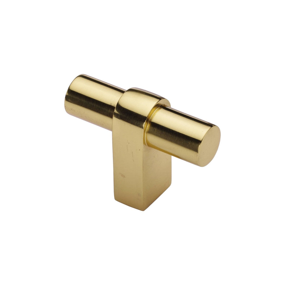 Industrial T-Bar Cabinet Knob by M Marcus - Heritage Brass
