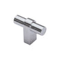 Industrial T-Bar Cabinet Knob by M Marcus - Heritage Brass