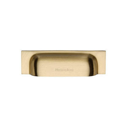 Military Cabinet Drawer Pull by M Marcus - Heritage Brass