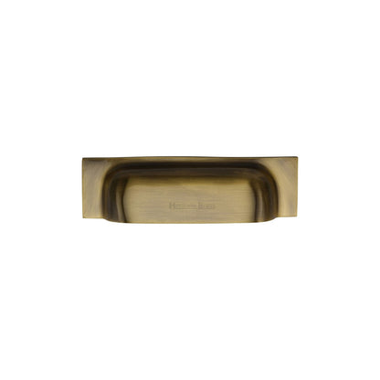 Military Cabinet Drawer Pull by M Marcus - Heritage Brass