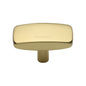 Rectangular Cabinet Knob by M Marcus - Heritage Brass