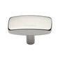 Rectangular Cabinet Knob by M Marcus - Heritage Brass