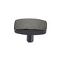 Rectangular Hammered Cabinet Knob by M Marcus - Heritage Brass