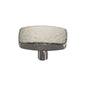 Rectangular Hammered Cabinet Knob by M Marcus - Heritage Brass