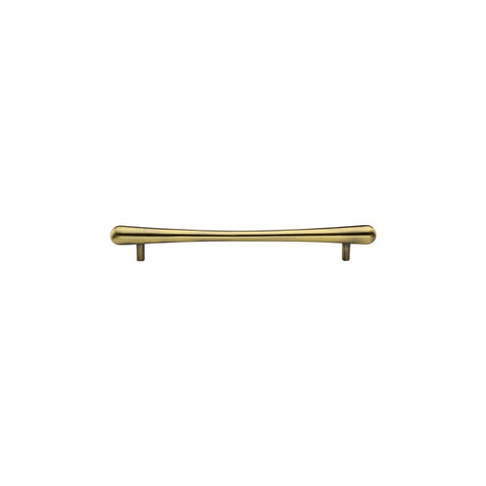 T-Bar Raindrop Cabinet Pull Handle by M Marcus - Heritage Brass