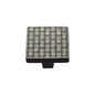 Square Weave Cabinet Knob by M Marcus - Heritage Brass