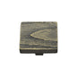 Square Pine Cabinet Knob by M Marcus - Heritage Brass
