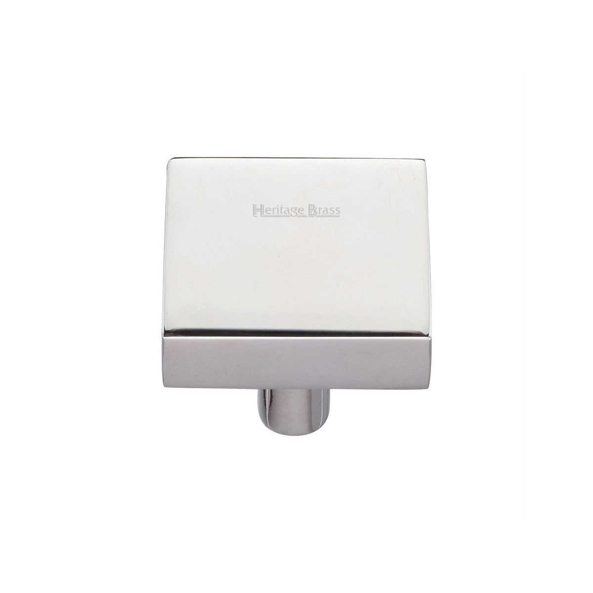 Square Design Cabinet Knob by M Marcus - Heritage Brass