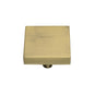 Square Design Cabinet Knob by M Marcus - Heritage Brass