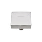 Square Design Cabinet Knob by M Marcus - Heritage Brass