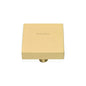 Square Design Cabinet Knob by M Marcus - Heritage Brass