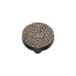 Round Stingray Cabinet Knob by M Marcus - Heritage Brass
