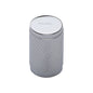 Cylindric Knurled Cabinet Knob by M Marcus - Heritage Brass