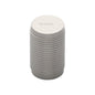 Cylindric Ribbed Cabinet Knob by M Marcus - Heritage Brass