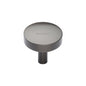 Domed Disc Cabinet Knob by M Marcus - Heritage Brass