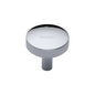 Domed Disc Cabinet Knob by M Marcus - Heritage Brass