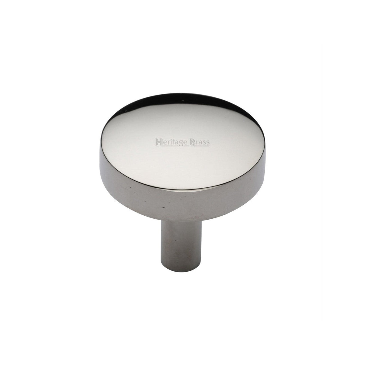 Domed Disc Cabinet Knob by M Marcus - Heritage Brass