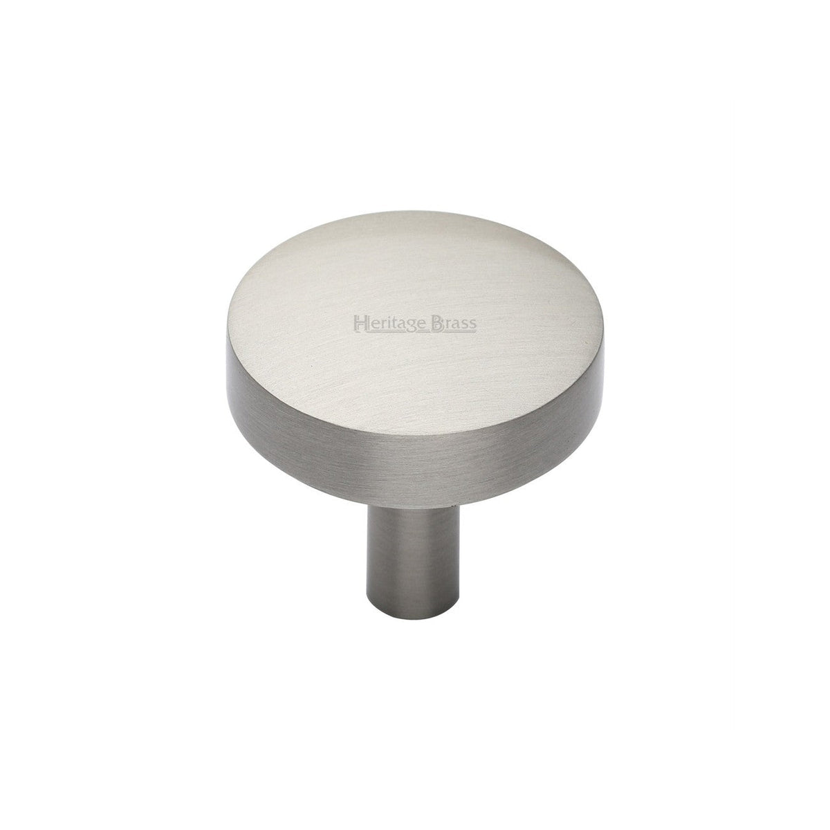 Domed Disc Cabinet Knob by M Marcus - Heritage Brass