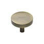 Domed Disc Cabinet Knob by M Marcus - Heritage Brass