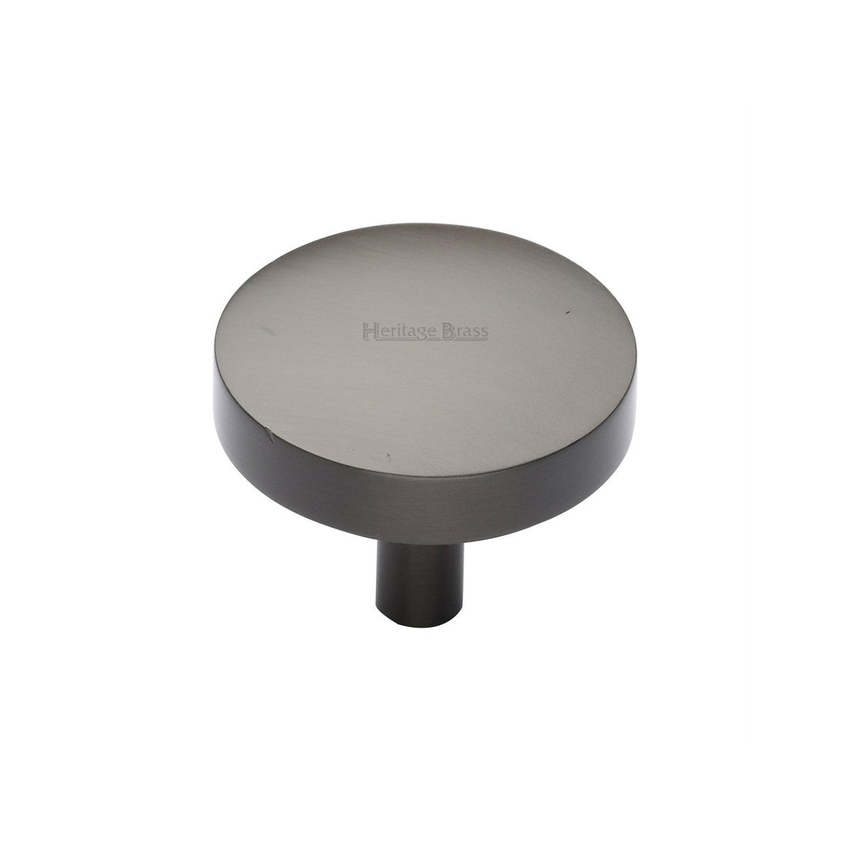 Domed Disc Cabinet Knob by M Marcus - Heritage Brass