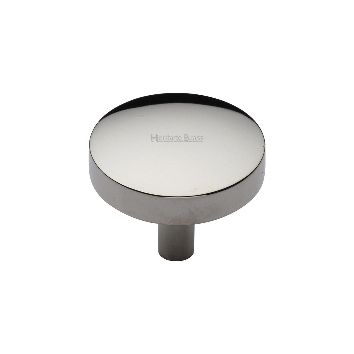 Domed Disc Cabinet Knob by M Marcus - Heritage Brass