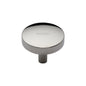Domed Disc Cabinet Knob by M Marcus - Heritage Brass