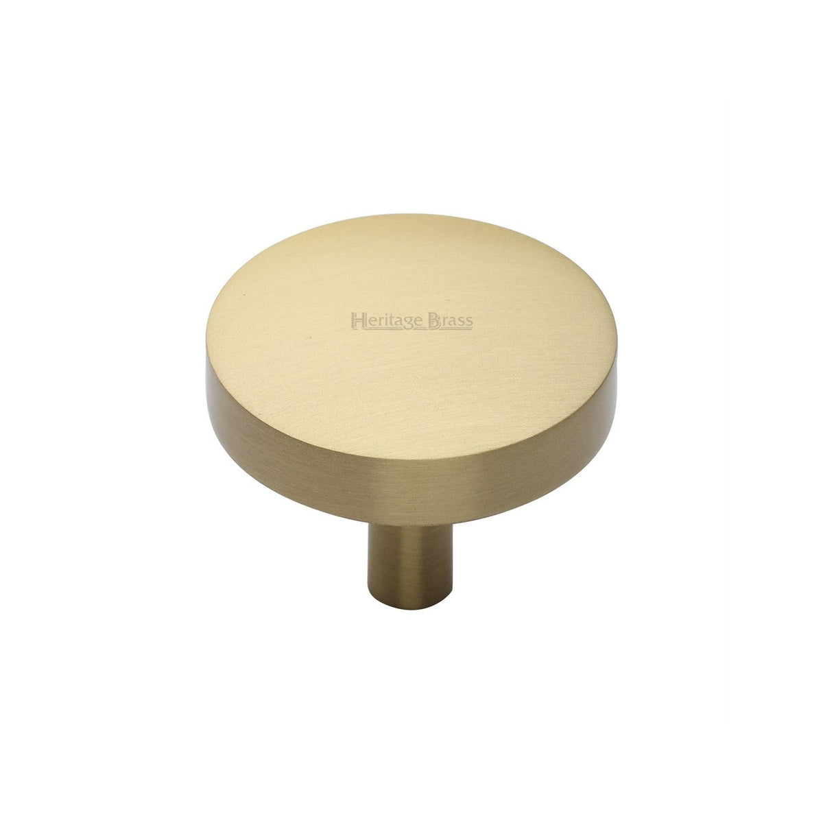 Domed Disc Cabinet Knob by M Marcus - Heritage Brass