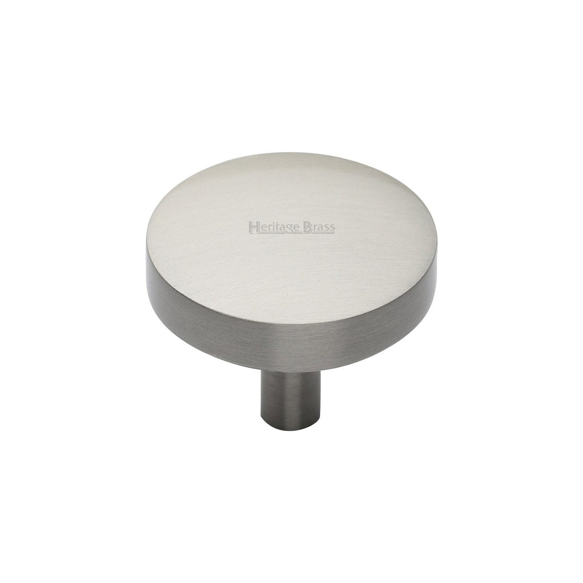 Domed Disc Cabinet Knob by M Marcus - Heritage Brass