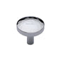 Round Hammered Cabinet Knob by M Marcus - Heritage Brass