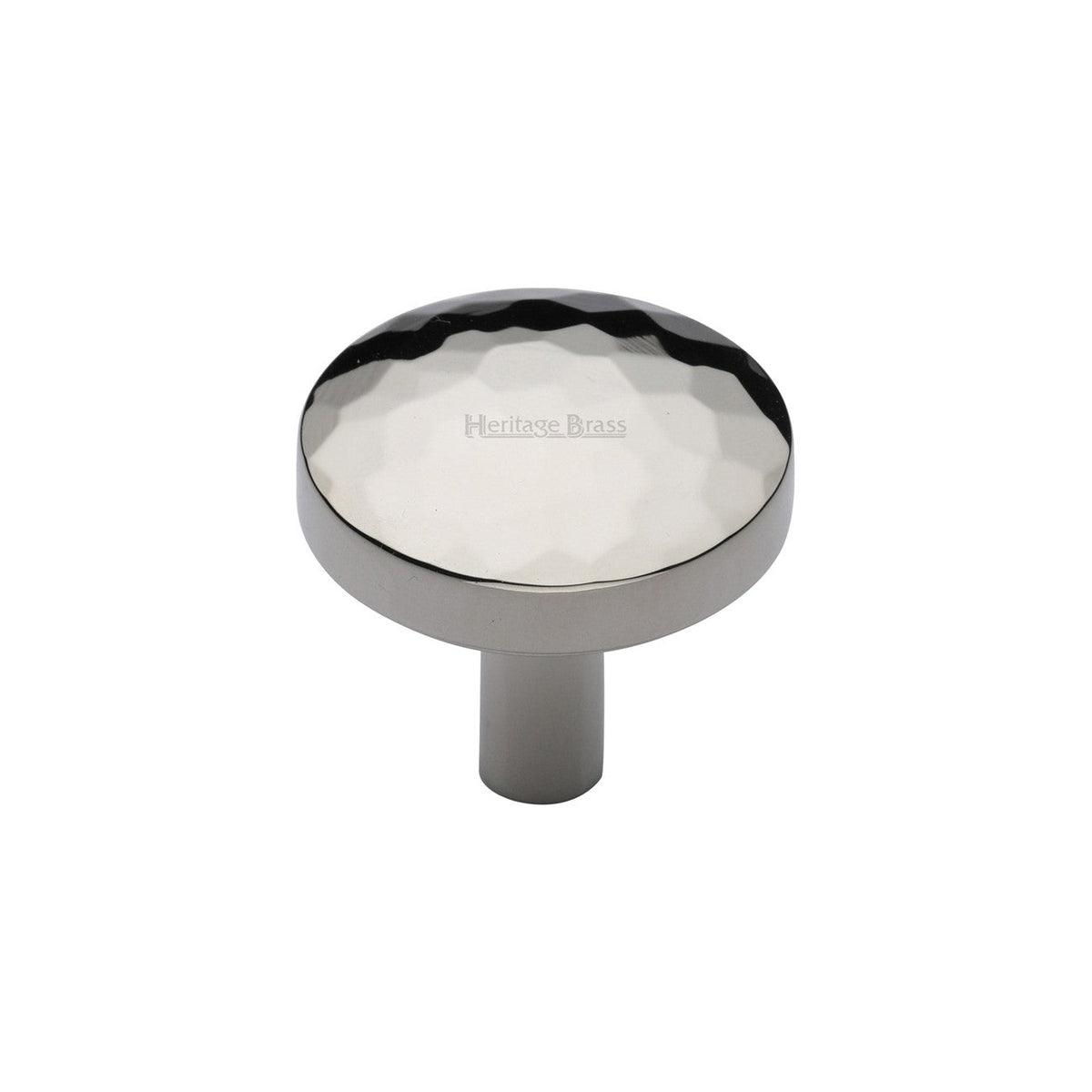 Round Hammered Cabinet Knob by M Marcus - Heritage Brass