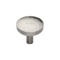 Round Hammered Cabinet Knob by M Marcus - Heritage Brass