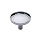 Round Hammered Cabinet Knob by M Marcus - Heritage Brass