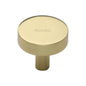 Disc Cabinet Knob by M Marcus - Heritage Brass